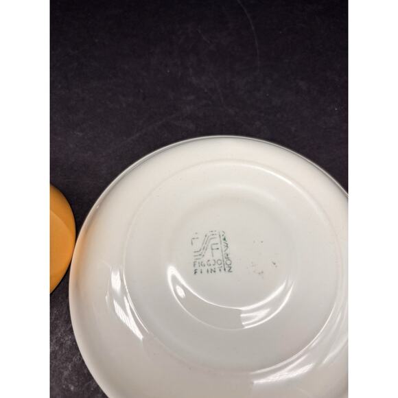 Vintage MCM 50s Figgjo Flint Demitasse Espresso Cup 22k Gold inside Norway - Picture 5 of 16